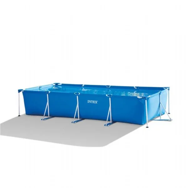 Pool Galvaniserad Ram 7.127L 450x220cm Intex simbassäng och pool 28274NP