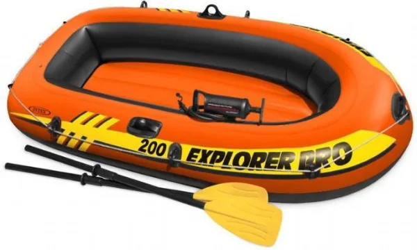 Gummibåt med åror Intex Explorer Pro 200 58357NP