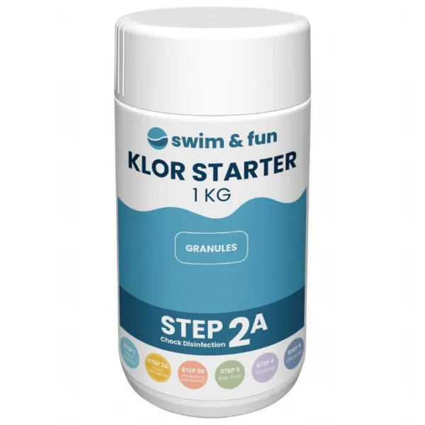 Klor Starter Fast Granules, 1 kg  Swim & Fun 1701