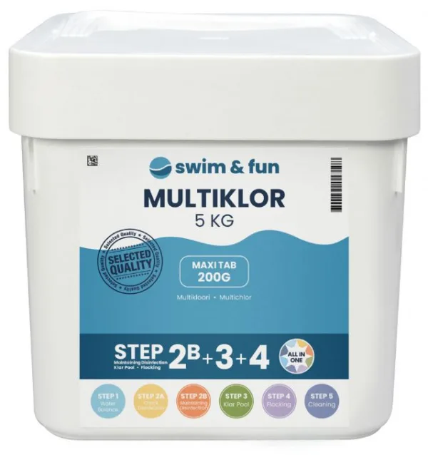 MultiKlor Maxi Tab 200 g, 5 kg  Swim & Fun 1710