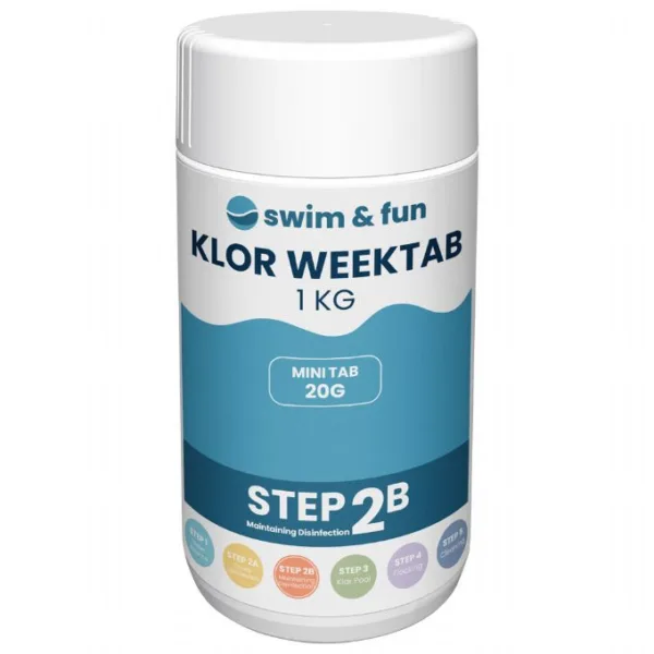 Klor WeekTab 20 g, 1 kg Swim & Fun 1729